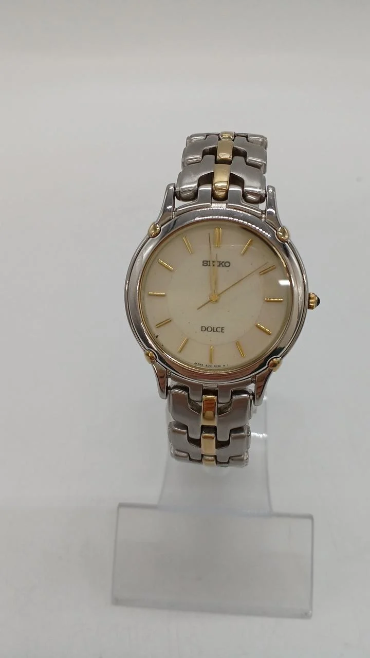 SEIKO Quarz-Armbanduhr, defekt, Schrott, 8J41-6068