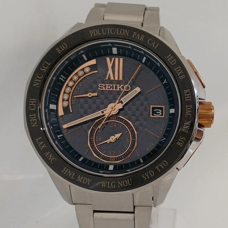 SEIKO Solar-Funkarmbanduhr Brightz SAGA141 08B54-0AX0