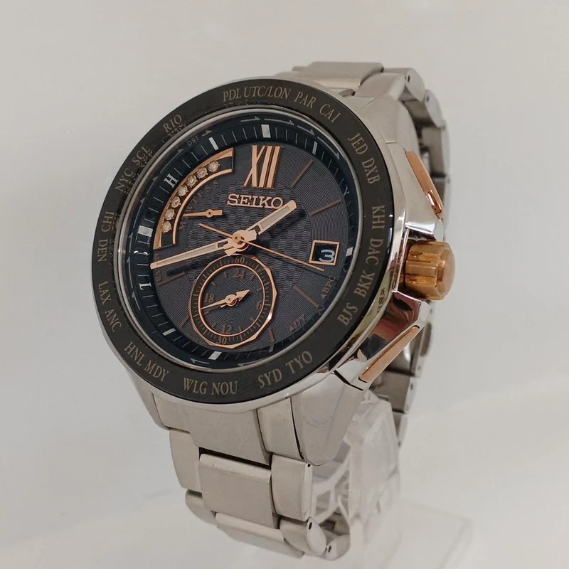 SEIKO Solar-Funkarmbanduhr Brightz SAGA141 08B54-0AX0
