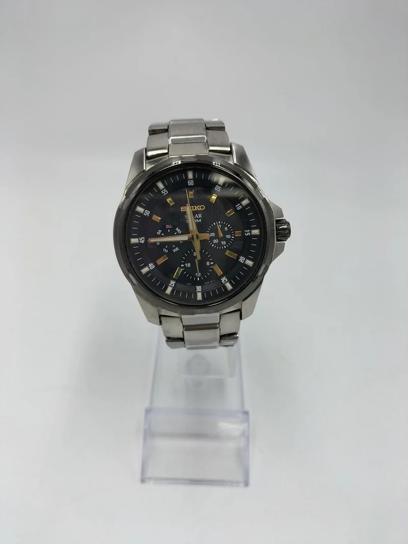 SEIKO Solar-Armbanduhr V14J-0BK0