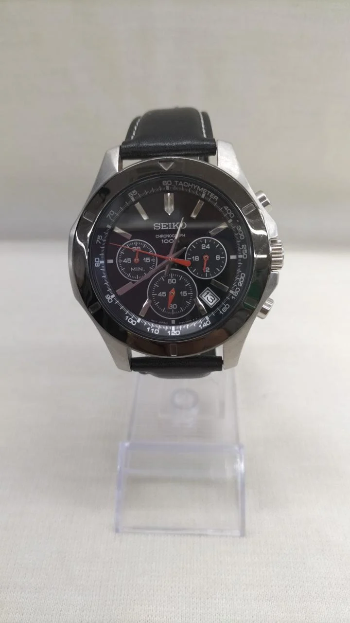 SEIKO Seiko Chronograph Armbanduhr 6T63-00G0