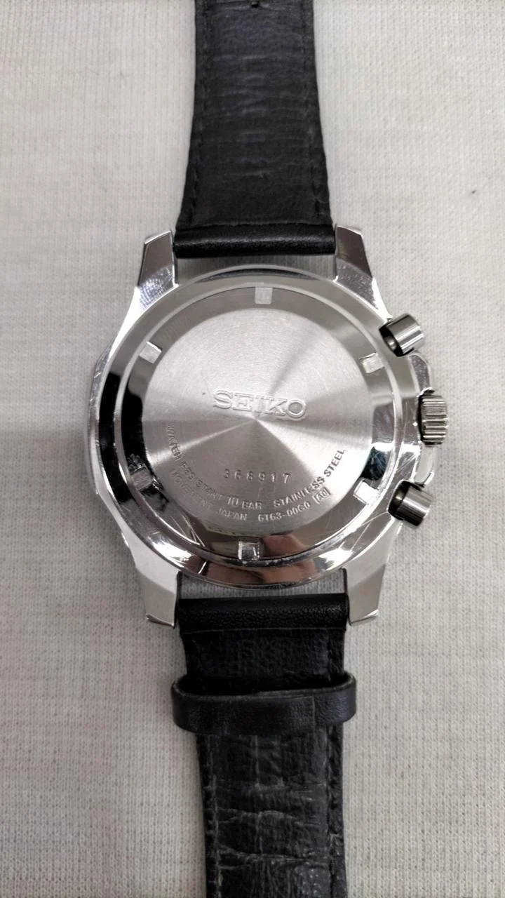 SEIKO Seiko Chronograph Armbanduhr 6T63-00G0