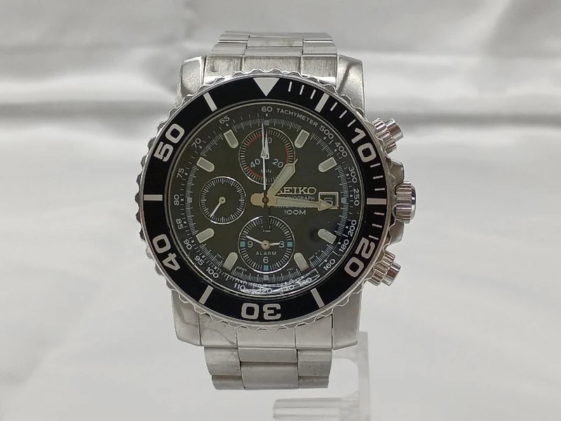 SEIKO Chrono Bluff Taucheruhr 7T62-0CV0