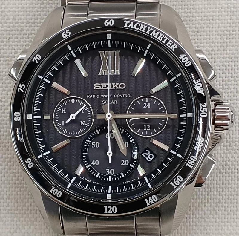 SEIKO Solar-Funkuhr 8B82-0AL0