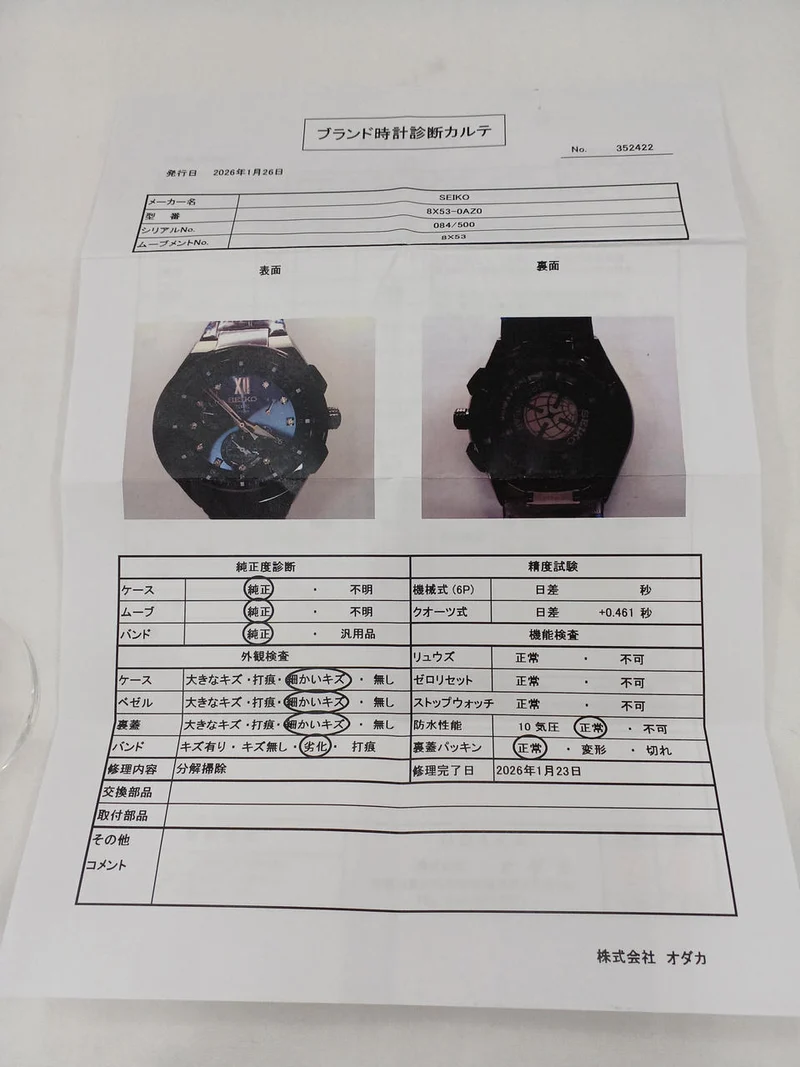 SEIKO Astron Limited 8X53-0AZ0-2