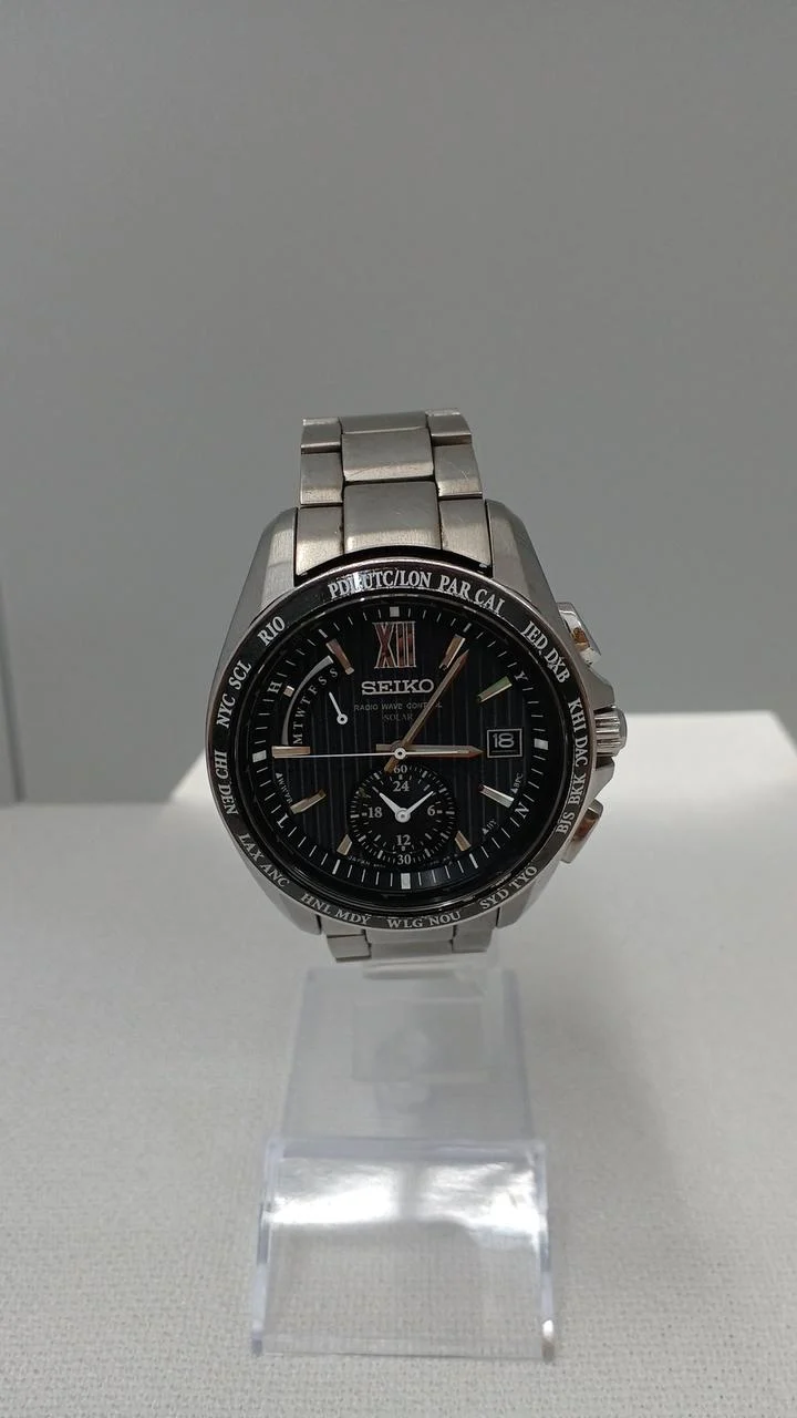 SEIKO Solar-Funkarmbanduhr 8B54-0AW0