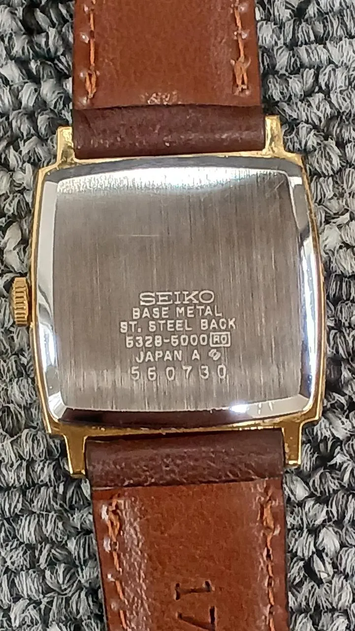 SEIKO Armbanduhr mit Handaufzug, Schweizer Marke Seiko, Referenznummer 5328-5000