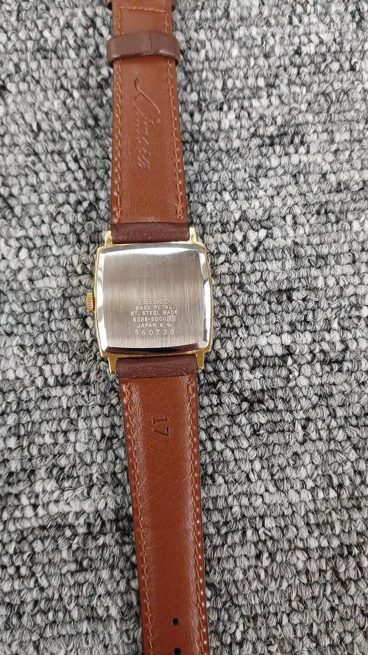 SEIKO Armbanduhr mit Handaufzug, Schweizer Marke Seiko, Referenznummer 5328-5000