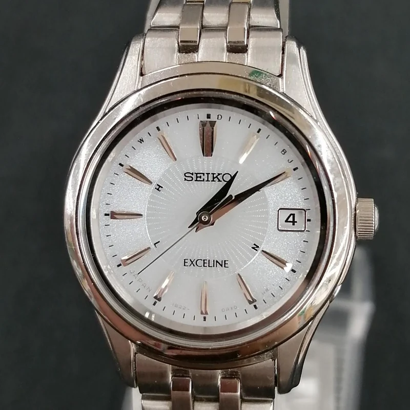 SEIKO Funkgesteuerte Solaruhr Exceline 1B22-0AM0