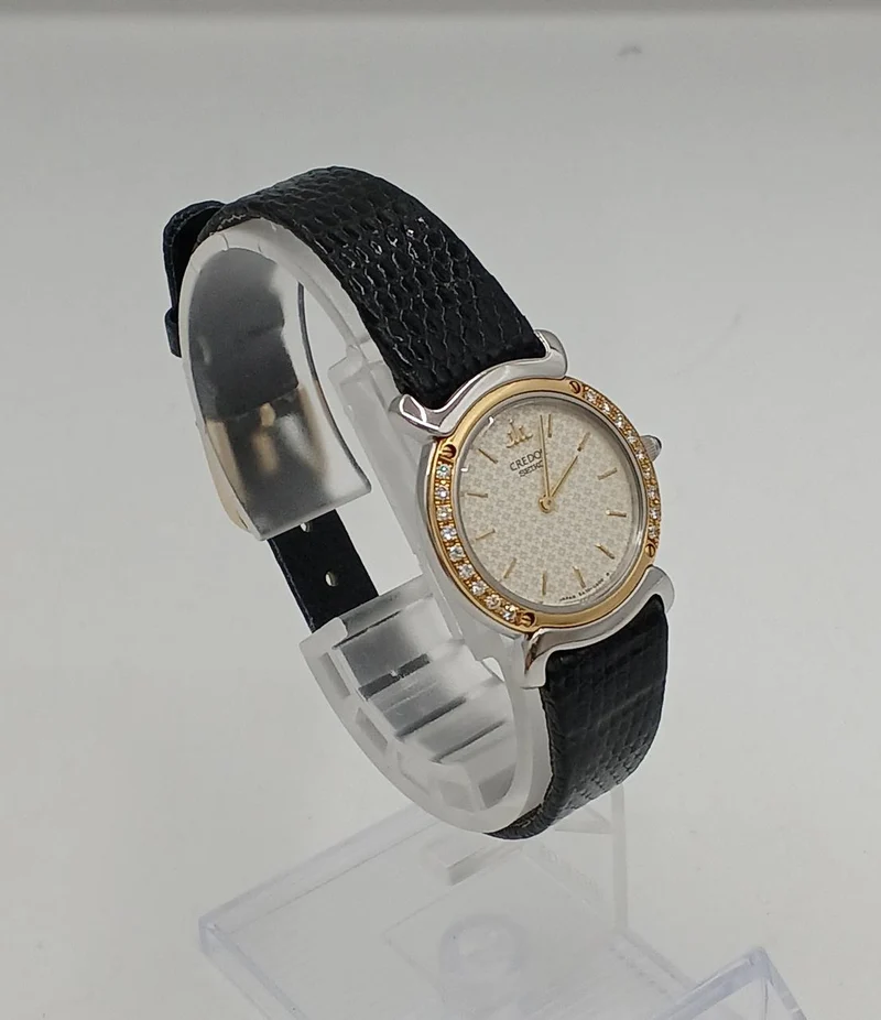 SEIKO CREDOR K10 Diamantlünette 5A70-0210