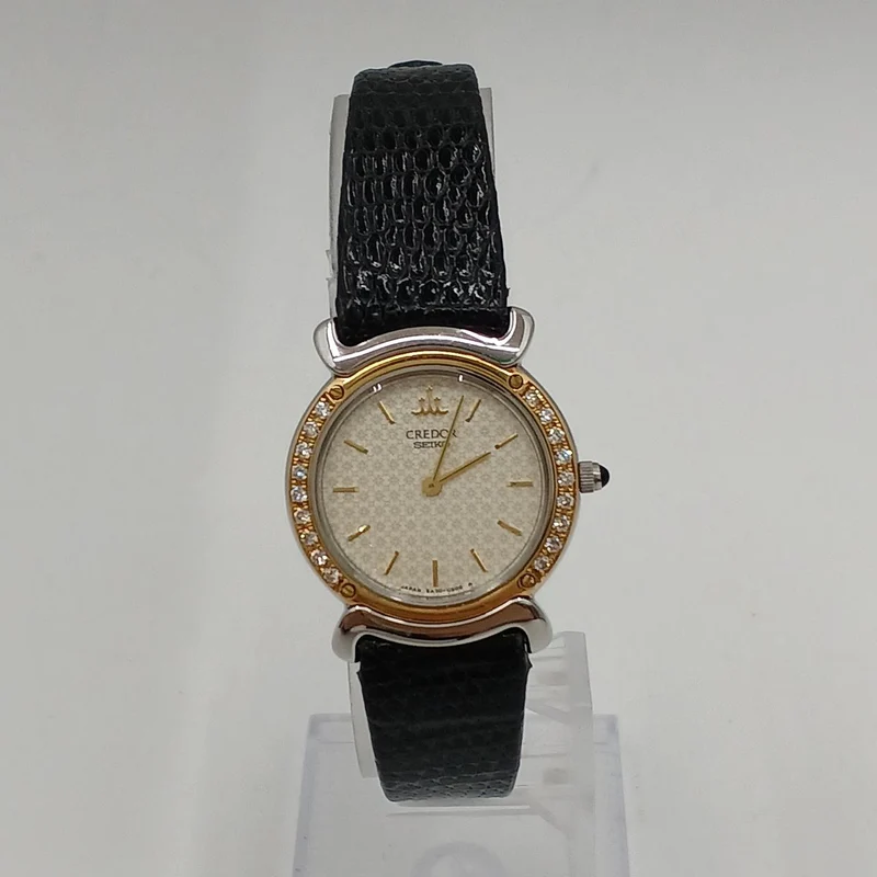 SEIKO CREDOR K10 Diamantlünette 5A70-0210