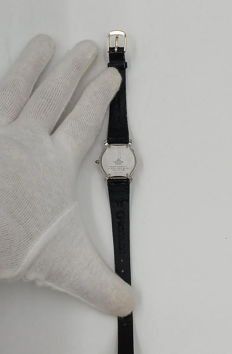 SEIKO CREDOR K10 Diamantlünette 5A70-0210