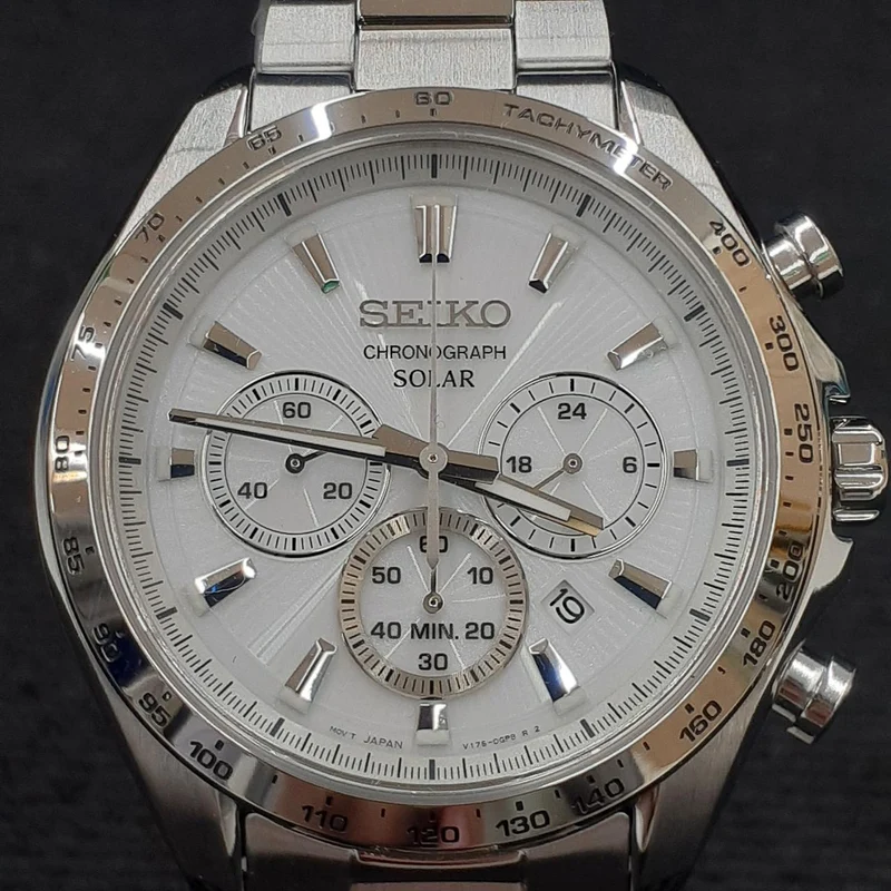 SEIKO Solar-Armbanduhr V175-0FD0