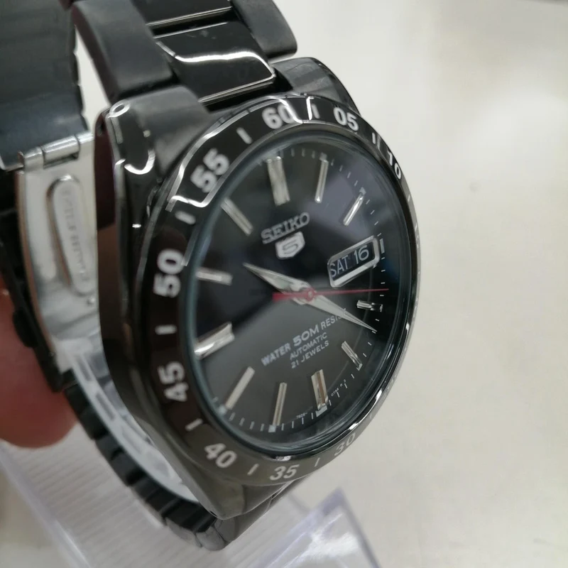SEIKO Automatik-Armbanduhr 7S26-02T0 Schwarz