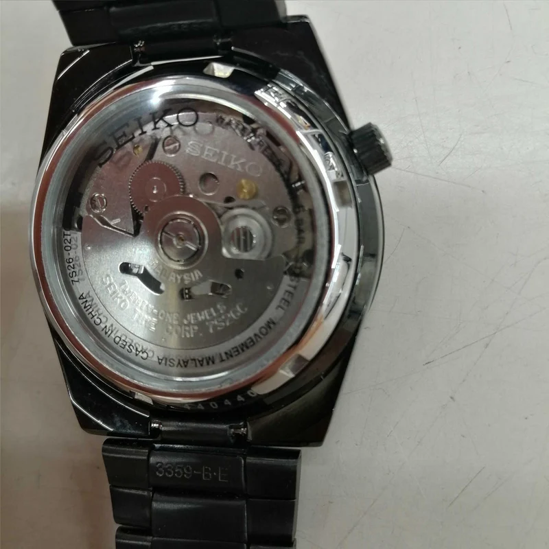 SEIKO Automatik-Armbanduhr 7S26-02T0 Schwarz
