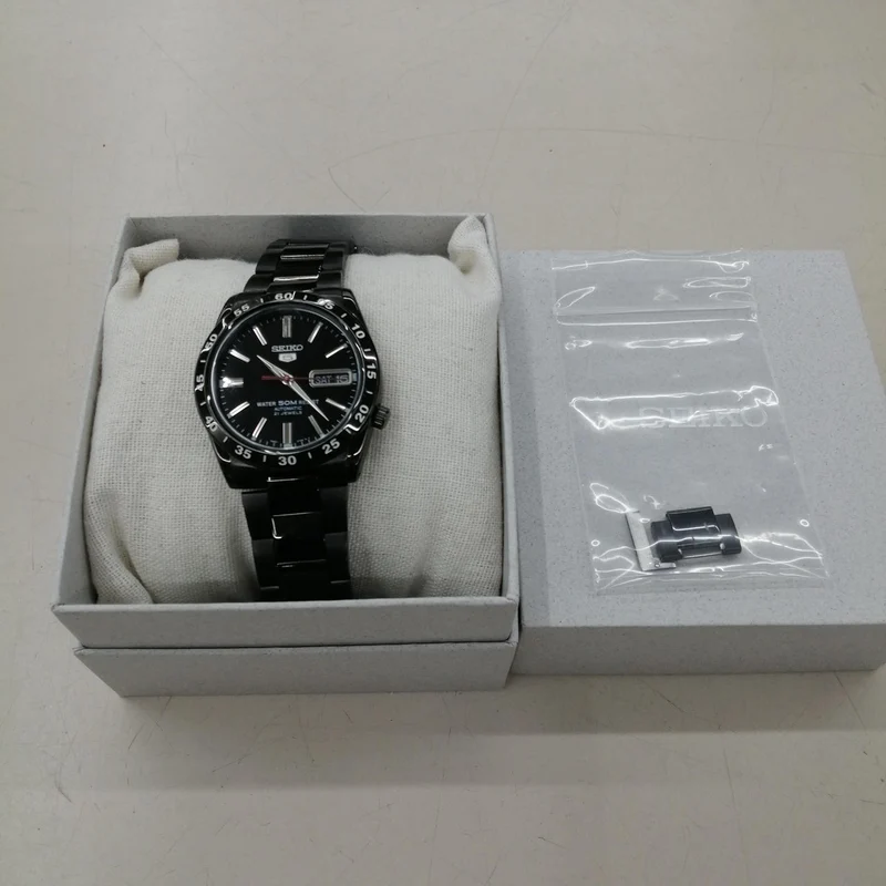 SEIKO Automatik-Armbanduhr 7S26-02T0 Schwarz