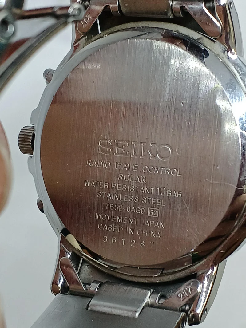 SEIKO Analoges Solarradio 7B52-0AG0
