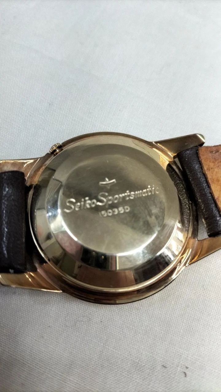 SEIKO SPORTSMATIC Automatik-Armbanduhr 15035D *Armband (nicht original)