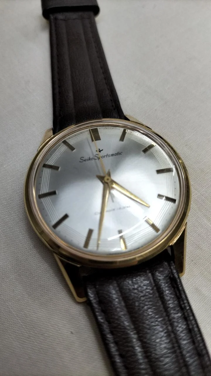 SEIKO SPORTSMATIC Automatik-Armbanduhr 15035D *Armband (nicht original)