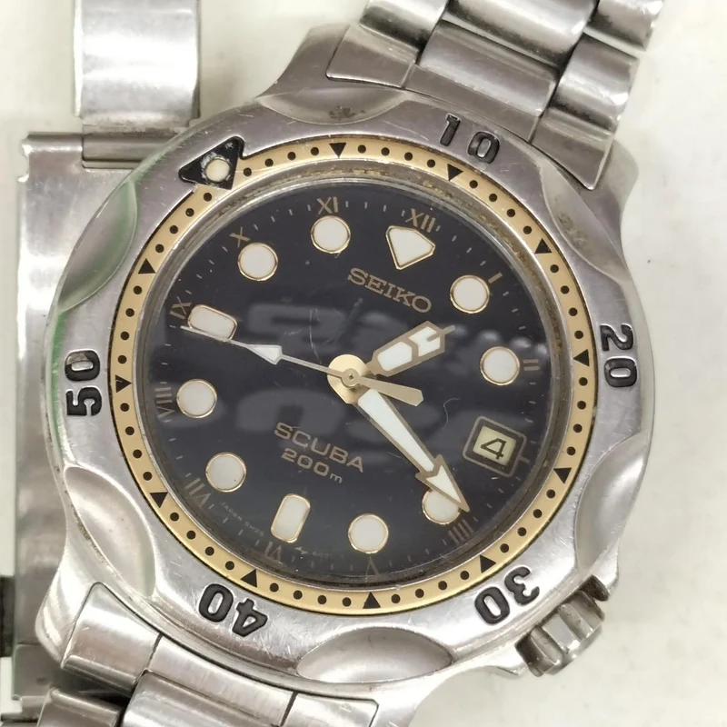 [SCHROTT] SEIKO SCUBA Quartz 5H25-6000 - Mit Kratzern