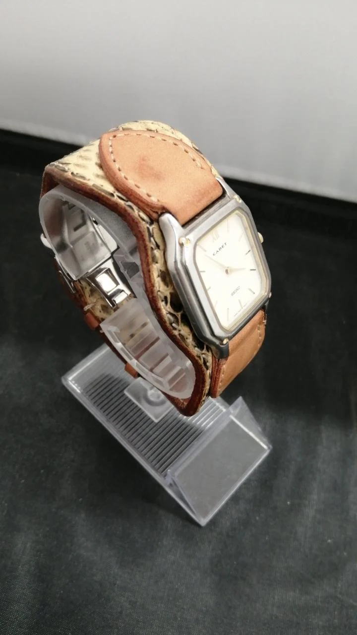 SEIKO Quarzuhr Lederarmband