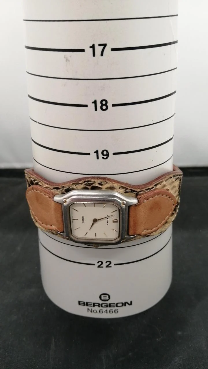 SEIKO Quarzuhr Lederarmband
