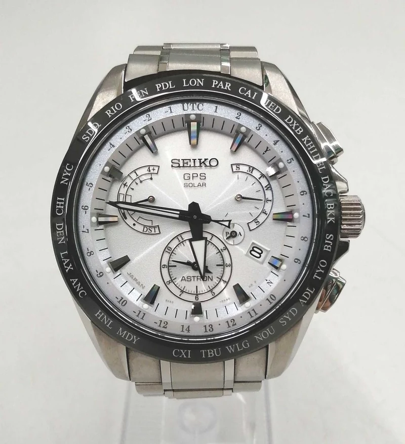 SEIKO Solar-Analog-Armbanduhr 8X53-0AB0-2