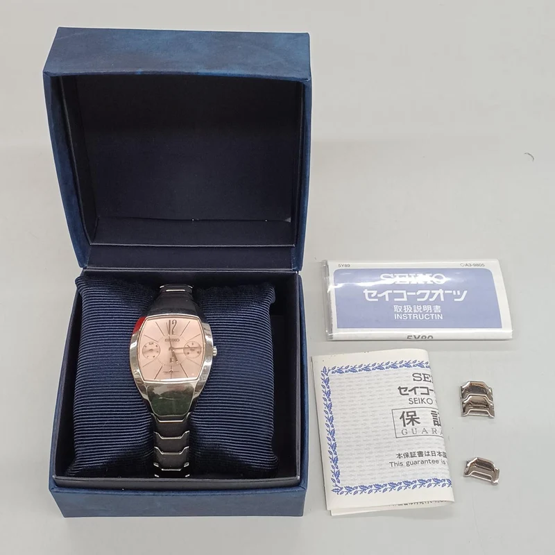 SEIKO Quarz-Analog-Armbanduhr 5Y89-5A20