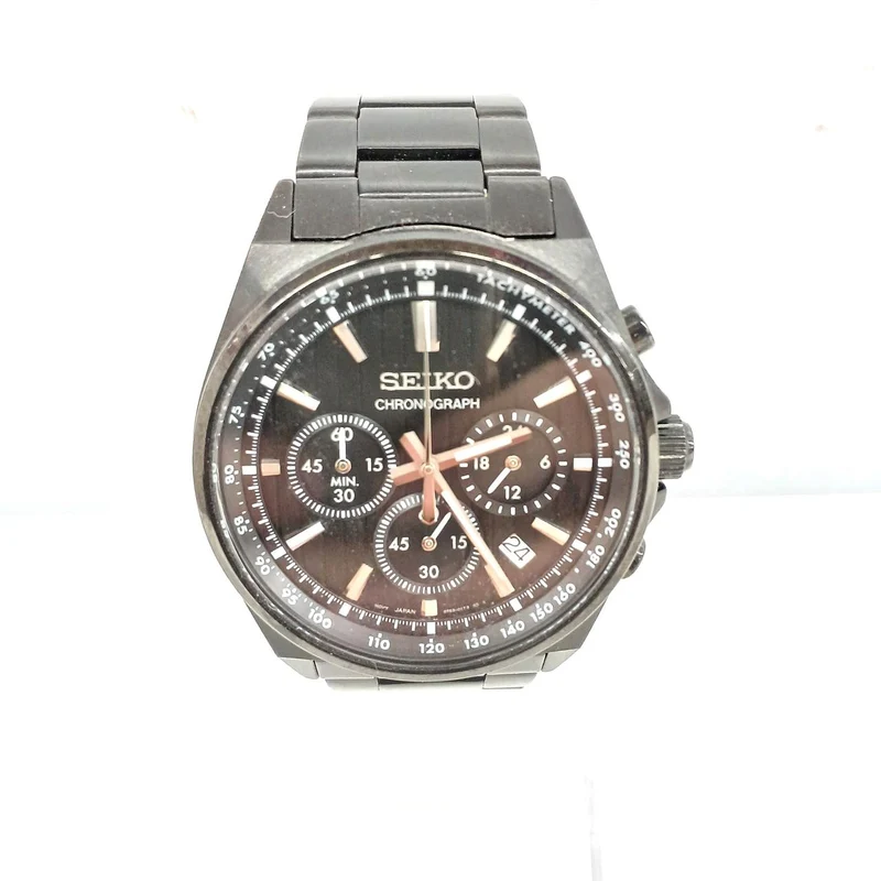 SEIKO S-Serie Analoge Armbanduhr 8T63-01T0/BLK