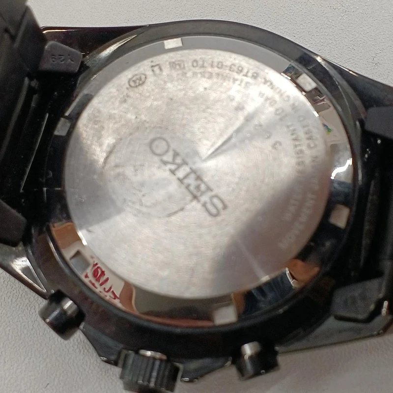SEIKO S-Serie Analoge Armbanduhr 8T63-01T0/BLK
