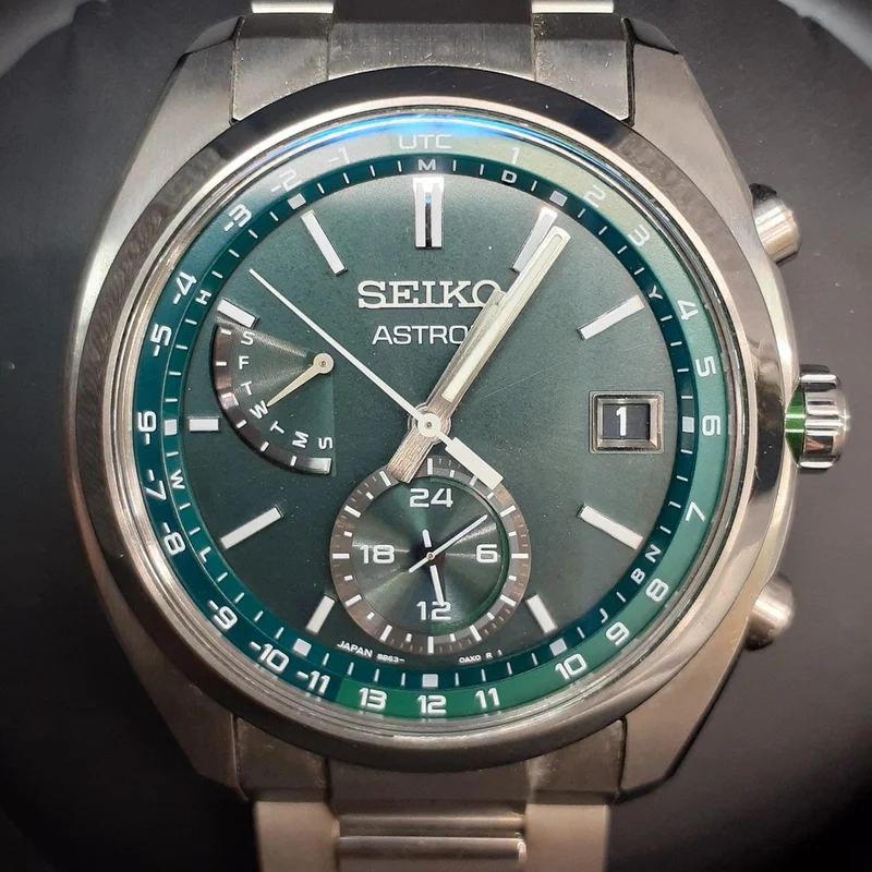 SEIKO Solar-Armbanduhr 8B63-0BA0