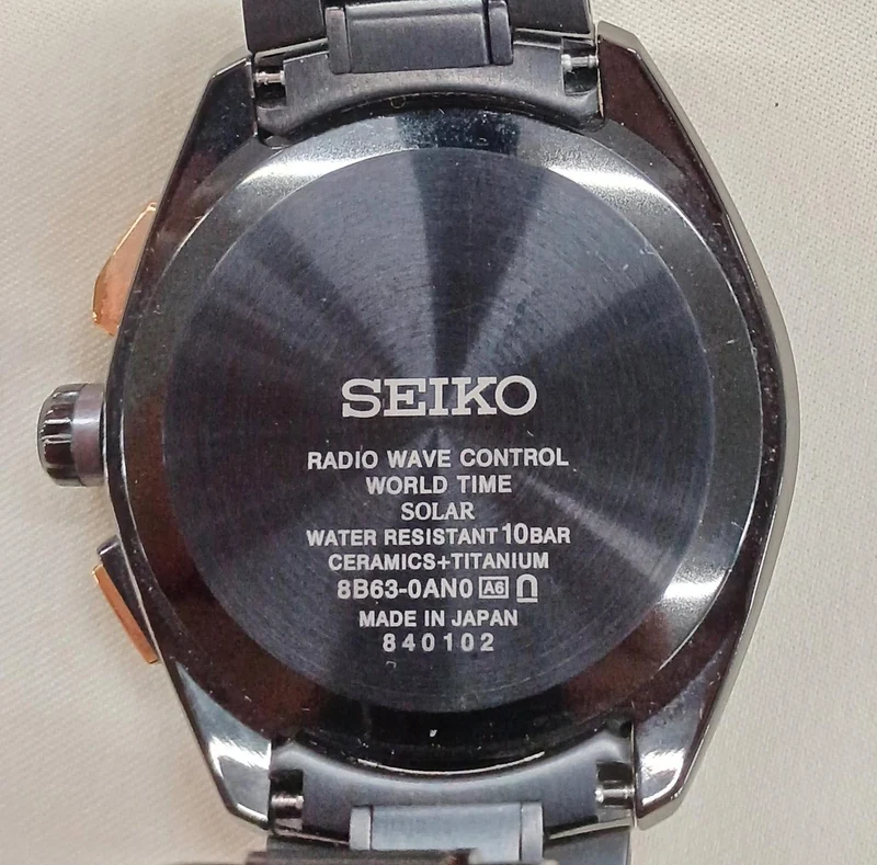 SEIKO Solar-Funkarmbanduhr 8B63-0AN0