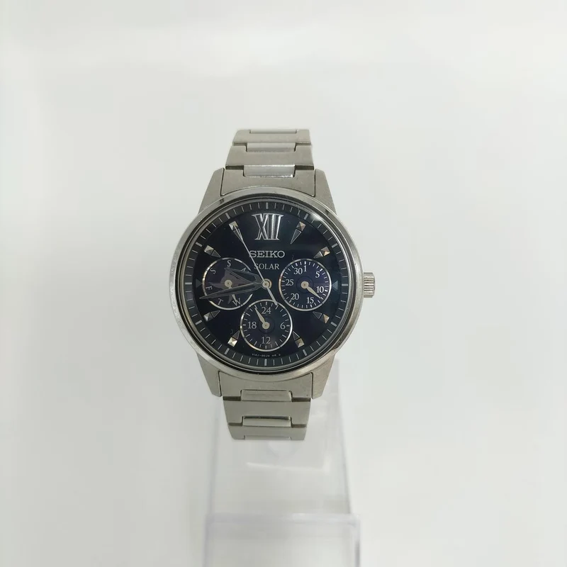 SEIKO Solar Paar Uhr V175-0AV0 V14J-0BX0