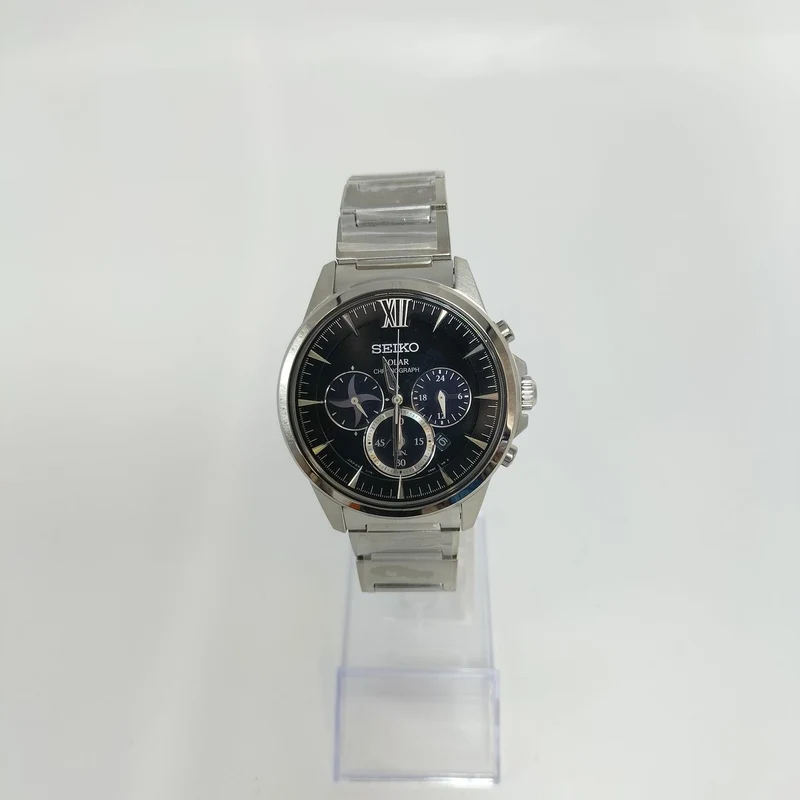 SEIKO Solar Paar Uhr V175-0AV0 V14J-0BX0