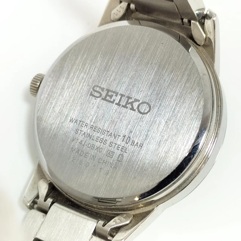 SEIKO Solar Paar Uhr V175-0AV0 V14J-0BX0
