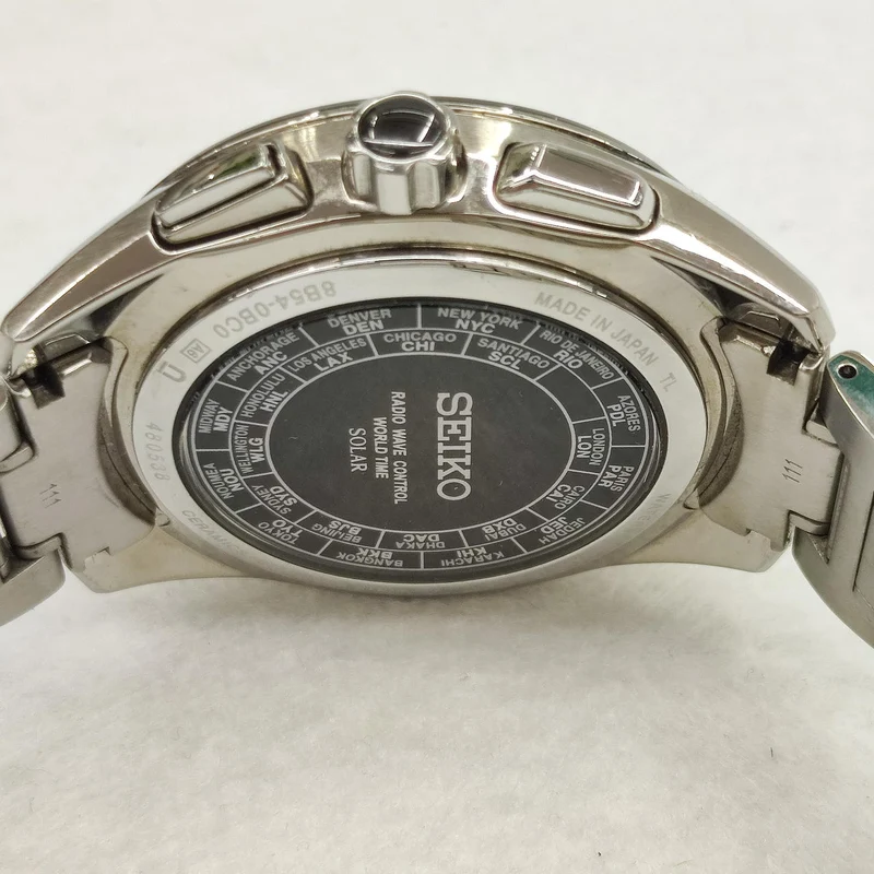 SEIKO Breitz Solar-Funkuhr 8B54-0BC0