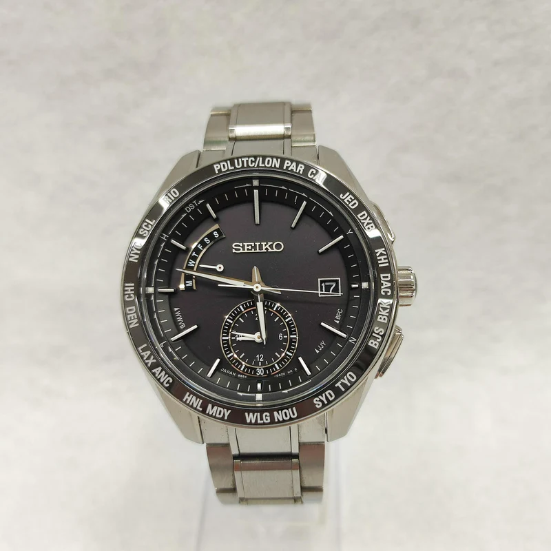 SEIKO Breitz Solar-Funkuhr 8B54-0BC0