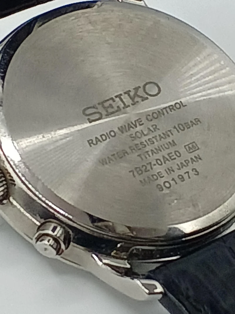 SEIKO Funkgesteuerte Solar-Armbanduhr SAGZ105