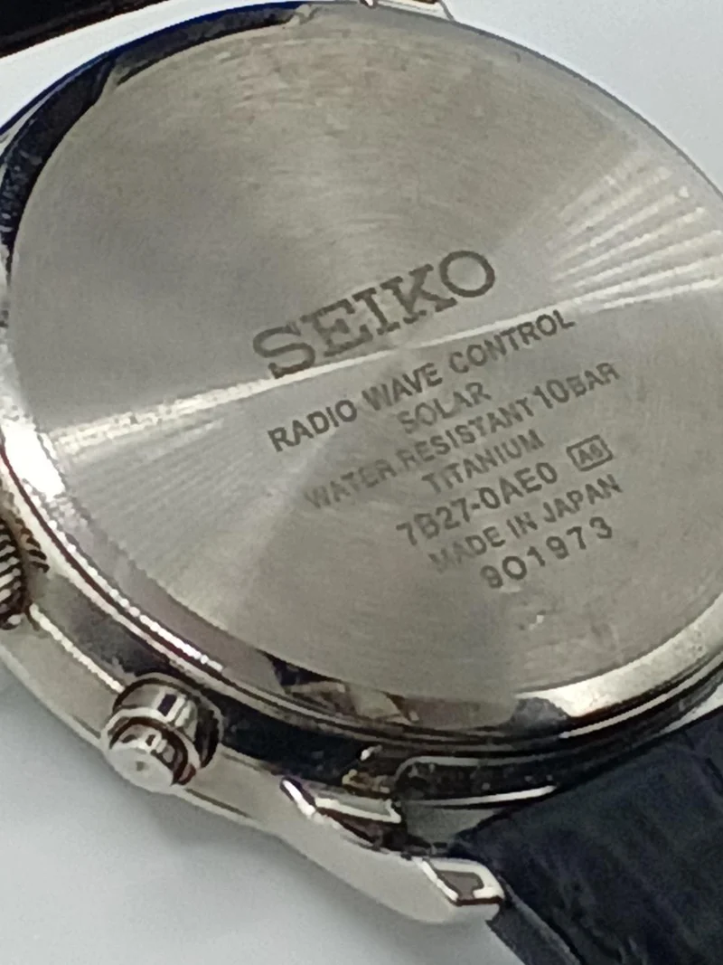 SEIKO Funkgesteuerte Solar-Armbanduhr SAGZ105