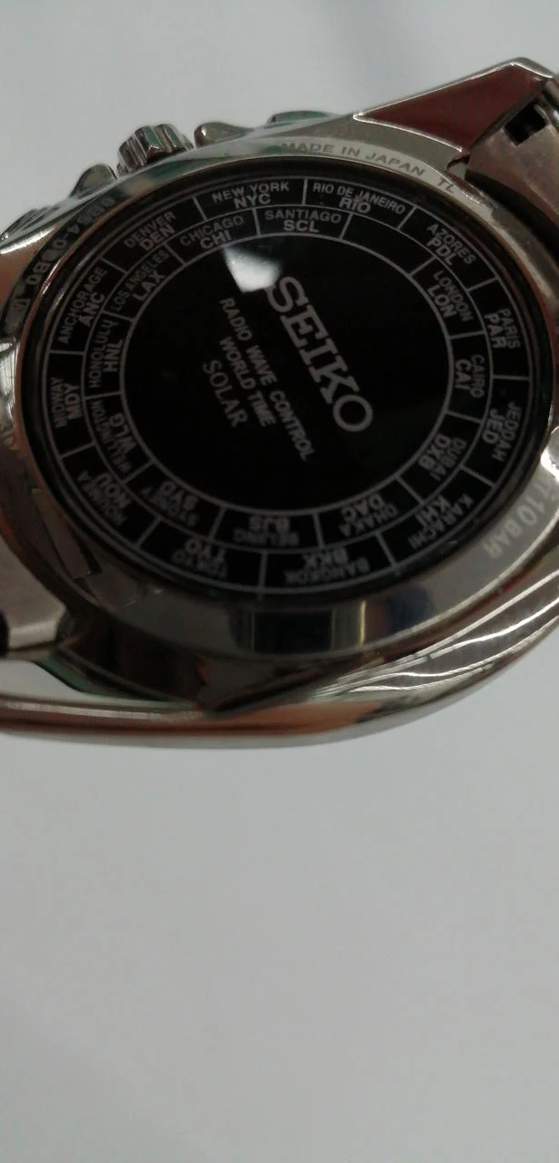 SEIKO Solar-Armbanduhr 8B54-0BB0