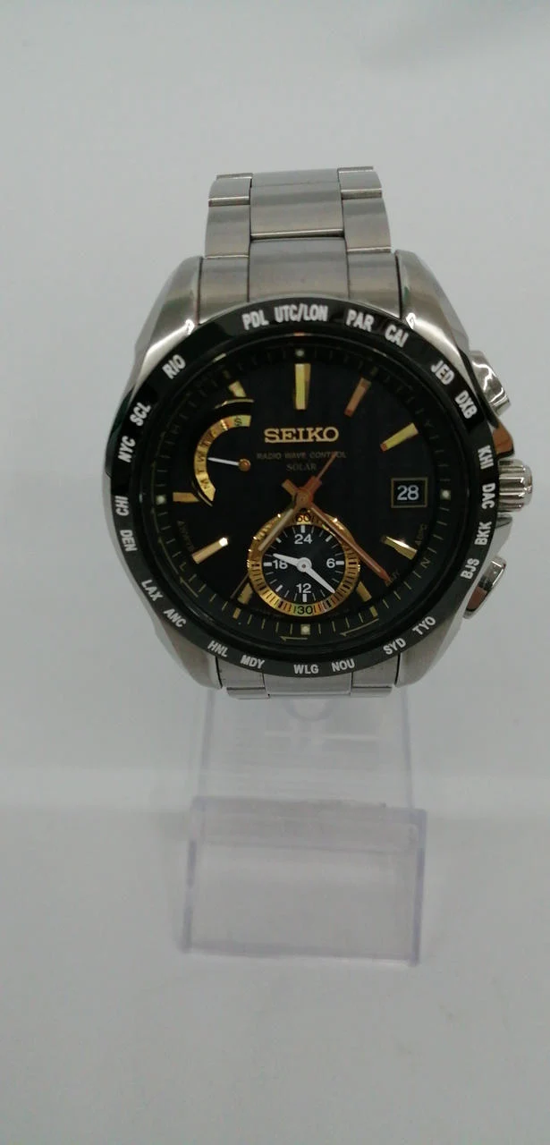 SEIKO Quarz-Analog-Armbanduhr 8B54-0AT0