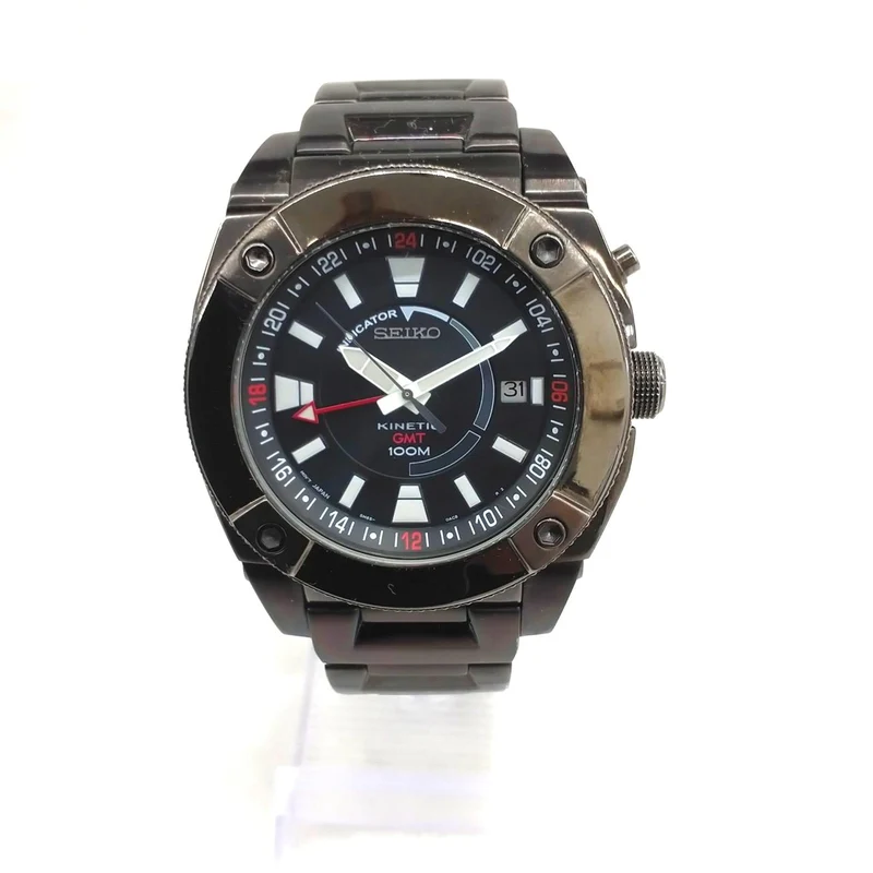 SEIKO Automatik-Armbanduhr 5M65-0AB0 KINETIC GMT