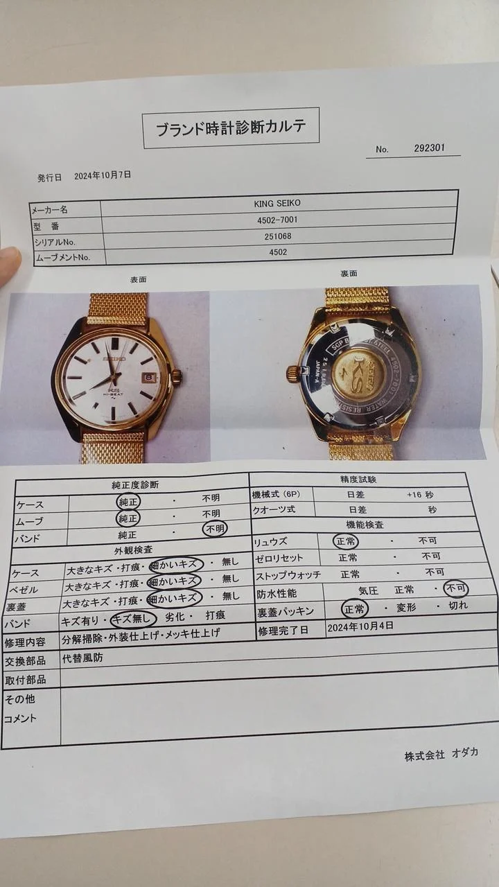 SEIKO Automatik-Armbanduhr 4502-7001