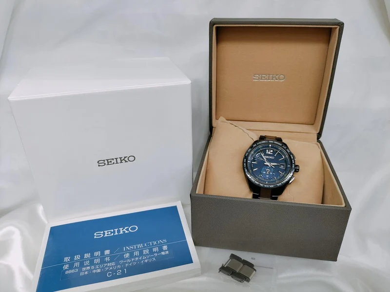 SEIKO Breitz Funkuhr 8B63-0AN0