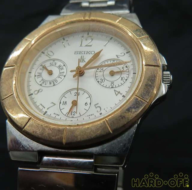 SEIKO Quarz-Analog-Armbanduhr 5Y89-0B30