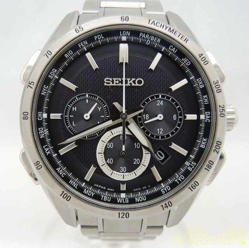 SEIKO Quarz-Analog-Armbanduhr 8B92-0AB0