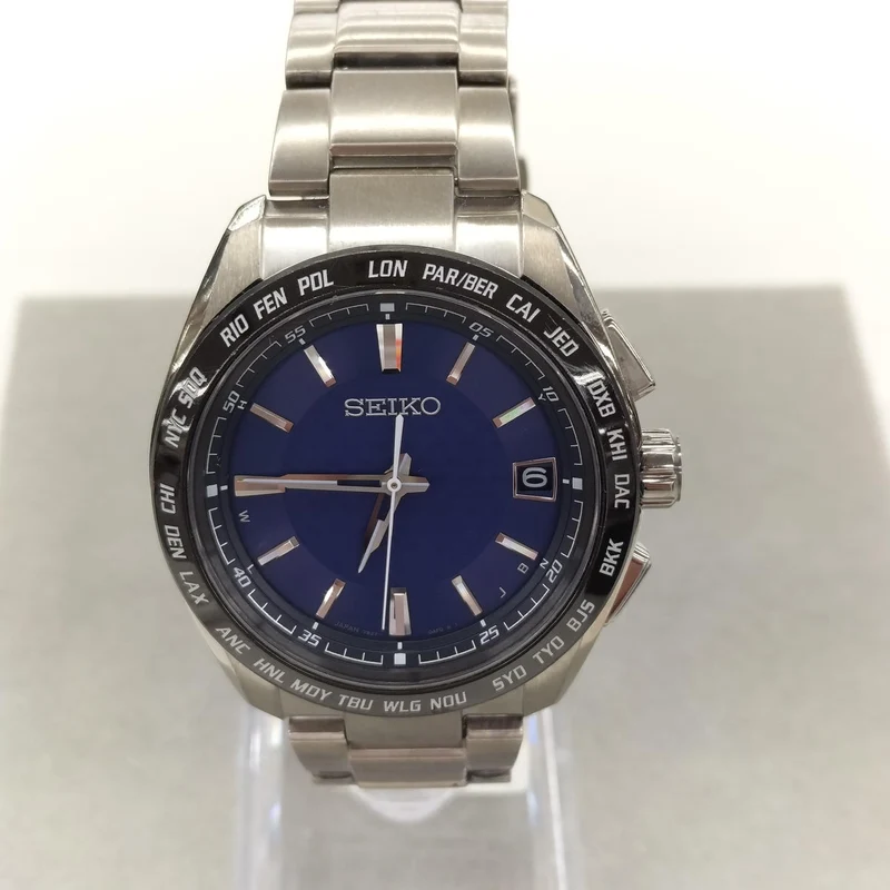 SEIKO Funkgesteuerte Solar-Armbanduhr SBTM323