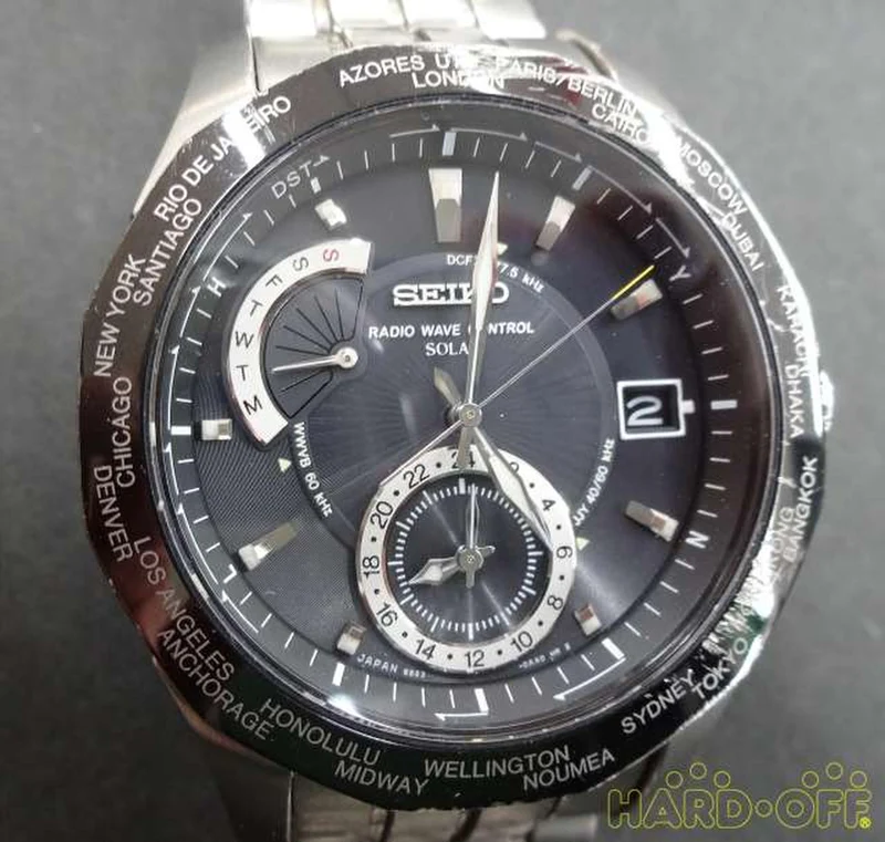SEIKO Quarz-Analog-Armbanduhr 8B53-0AA1