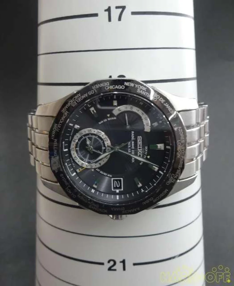 SEIKO Quarz-Analog-Armbanduhr 8B53-0AA1