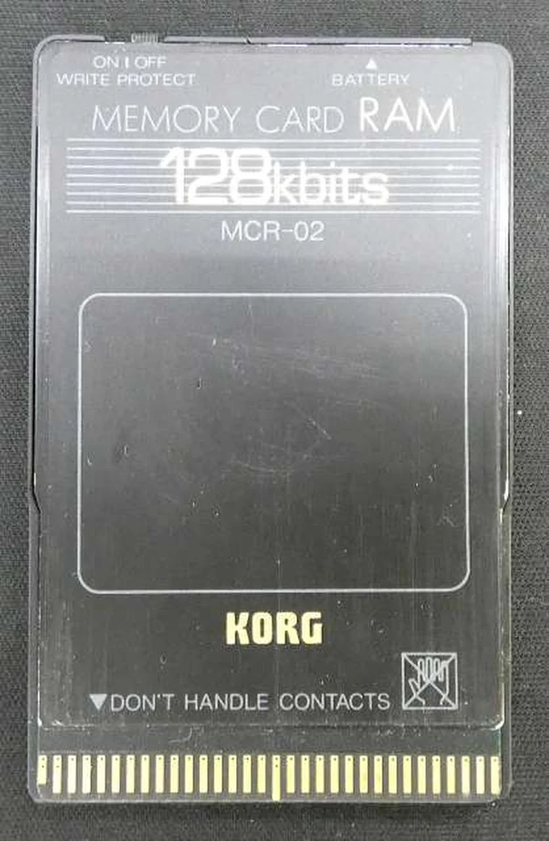 KORG Speicherkarte 128 kbit MCR-02